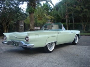 1957 FORD THUNDERBIRD CONVERTIBLE Rear View